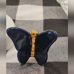 Nora Fleming navy butterfly mini